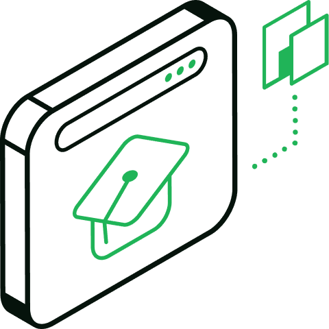 Icon for Access exclusive trainings & certifications